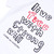 COMME des GARCONS HOMME PLUS live free w.s.w. TEE WHITE画像