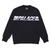 Palace Skateboards LINE CREW SWEAT BLACK画像