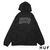 HUF ARCH BLOCK HOODED COACH JACKET  BLACK画像