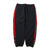 ATMOS LAB NYLON TRACK LINE PANTS BLACK/RED AL17F-BM03-RED画像