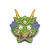 UBIQ IREZUMI PINS THREE TIDES TATTOO (KIMENCHIRASHI (MITSUME) Designed by GANJI) UB-PS020画像