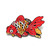 UBIQ IREZUMI PINS THREE TIDES TATTOO (KINGYO (RED) Designed by NAMI) UB-PS009画像