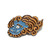 UBIQ IREZUMI PINS THREE TIDES TATTOO (SHISHI (BLUE) Designed by NAMI) UB-PS012画像