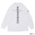 Cruizer & Co. EAST LA L/S TEE WHITE画像