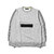 MACKDADDY Checker Flag CREW NECK SWEAT HEATHER GREY MDSW-1315画像