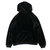 URBAN OUTFITTERS Faux Fur Hoodie Sweatshirt BLACK画像