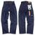 Prison Blues Men's Work Jean 7-Pocket Rigid Blue Denim w/ Suspender Buttons画像