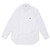 PLAY COMME des GARCONS MEN'S MINI RED HEART L/S SHIRT WHITE画像