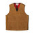 FILSON LINED CRUISER VEST - DARK TAN 10658画像