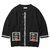 RADIALL COSMIC GIPSY - NO COLLARED SWEATER M/S (BLACK)画像