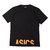 asics × atmos casual tee BLACK/ORANGE XA276X-AC90画像
