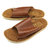 ISLAND SLIPPER LEATHER SANDAL COGNAC PTS705画像