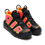 NIKE W AIR MORE UPTEMPO BLACK/HOT PUNCH-VOLT-TOTAL ORANGE 917593-002画像