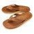 ISLAND SLIPPER LEATHER THONG SANDAL WHISKY PT202画像
