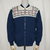 THE FLAT HEAD FULL ZIP SWEAT JACKET SNOW PATTERN F-CZR-102画像