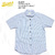 BARNS SEERSUCKER S/S STRIPE SHIRT BR-7552画像