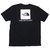 THE NORTH FACE S/S RED BOX LOGO TEE BLACKxWHITE画像