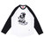 Supreme Lion Raglan Baseball Top BLACK画像