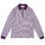 Palace Skateboards Checker Zip Top PLUMxWHITE画像