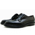 ALDEN 9901 CORDOVAN PLAIN TOE BLUCHER OXFORD BLACK MADE IN USA画像