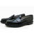 ALDEN 987 CORDOVAN LEISURE HANDSEWN MOCCASIN BLACK MADE IN USA画像