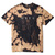 OBEY BLEACH TIE DYE TEE "NOVEL OBEY" (BLACK)画像