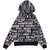 Supreme × HYSTERIC GLAMOUR Text Hooded Sweatshirt BLACK画像