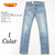 BIG JOHN MADE in JAPAN 12oz.SUPER STRETCH DENIM SKINNY FIT NEEDLE LEG PAINT MMM135G-664画像