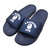 A BATHING APE COLLEGE SLIDE SANDALS NAVY 1E20-191-013画像
