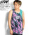 LEFLAH G-SPRAY LOGO TIE DYE TANKTOP -PURPLE-画像