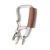 hobo Brass Carabiner Key Ring with Cow Leather HB-A2804画像