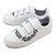 FRED PERRY B4237 PRINTED LAUREL LEATHER WHITE B4237-200画像