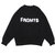 THE CONVENI × Fragment Design CREW NECK SWEAT BLACKxWHITE画像