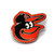 WINCRAFT BALTIMORE ORIOLES PIN ORANGE FF1651369画像