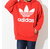 adidas Originals Trefoil Oversized Hoodie College Red DH5769画像
