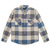Brixton BOWERY L/S FLANNEL OFF WHITE×DUSTY BLUE 01000画像