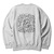 RADIALL TEMPLE - CREW NECK SWEATSHIRT L/S (HEATHER GRAY)画像