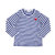 PLAY COMME des GARCONS KIDS BORDER LS TEE BLUE画像