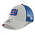 NEW ERA NEW YORK GIANTS HEATHERED TURN TRUCKER MESH CAP H.GREYxBLUE FF3066582画像