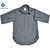 POST OVERALLS 2216 THE POST III-R-W FLANNEL SHIRTS slate画像