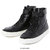 CHORD NUMBER EIGHT LEATHER ZIP SNEAKER BLACK/WHITE N8M1K1-AC11画像