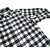 INDIVIDUALIZED SHIRTS L/S STANDARD FIT B.D. BUFFALOE FLANNEL CHECK SHIRTS black x white画像