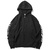 OBEY BASIC ZIP HOOD FLEECE "OBEY NEW WORLD3" (BLACK)画像