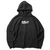 OBEY CUSTOM PIGMENT HOODED FLEECE "OBEY INSIDE OUT" (DUSTY BLACK)画像