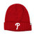 '47 Brand PHILADELPHIA PHILLIES KNIT BEANIE RED B-RKN19ACE-RD画像