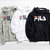 FILA Basic Logo Pullover Hoodie FM9589画像