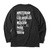 OBEY BASIC LONG SLEEVE TEE "OBEY INTL. CITIES" (BLACK)画像