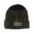 STUSSY RUBBER PATCH TWO TONE BEANIE YELLOW画像