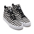 SUPRA STACKS MID BLACK/WHITE STRIPE 06130-027画像