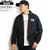 DOUBLE STEAL BLACK TYPOGRAPHY COACH JACKET 791-32202画像